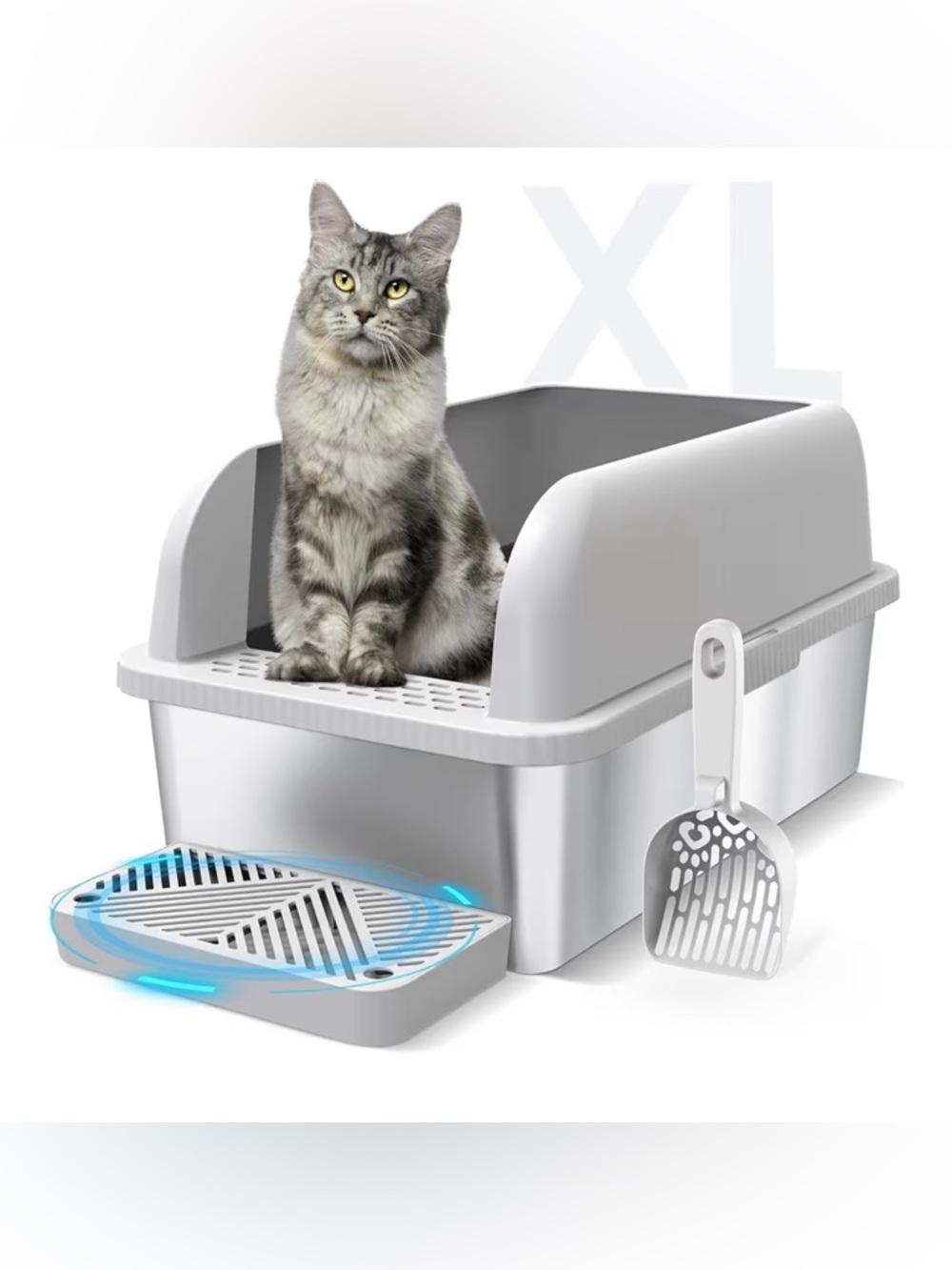 Stainless steel Cat litter box
